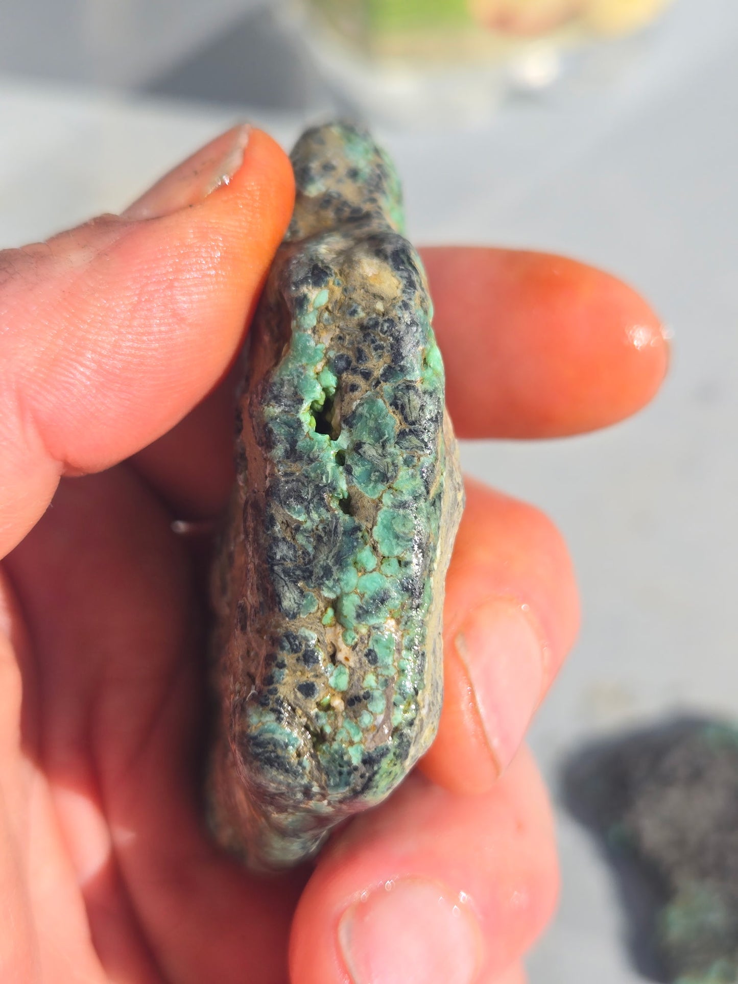 Blue Boy Variscite/Turquoise rough for cabbing - Natural Nevada Variscite - 173 gram lot