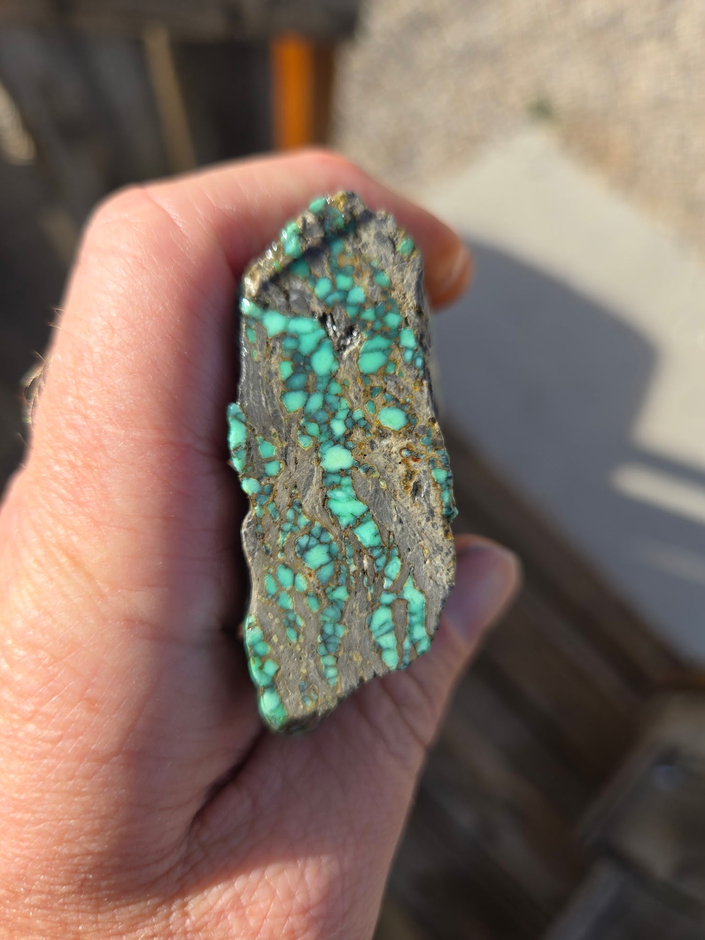 Blue Boy Variscite/Turquoise rough for cabbing - Natural Nevada Variscite - 145 gram lot