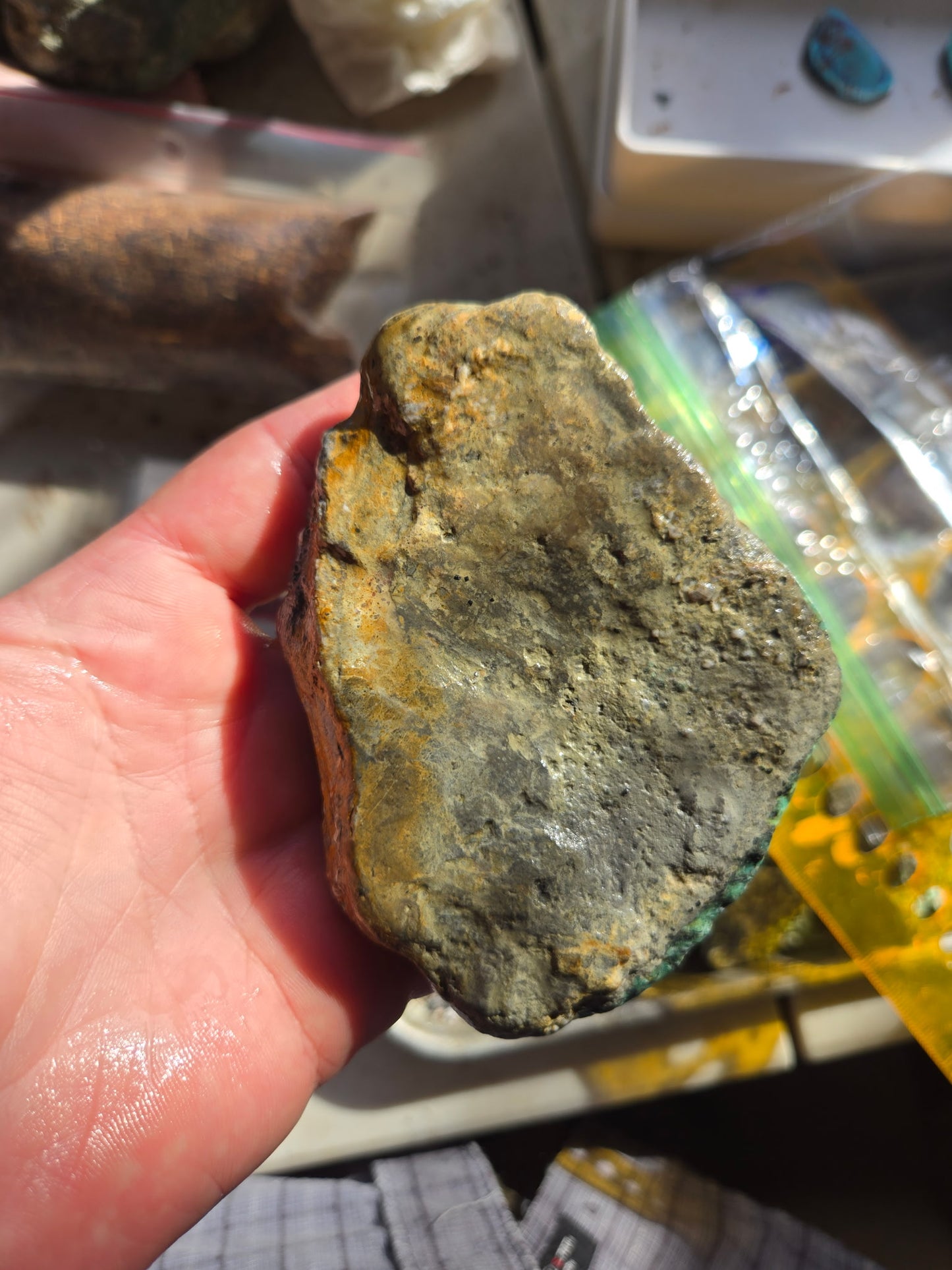 Blue Boy Variscite/Turquoise rough for cabbing - Natural Nevada Variscite - 205 gram lot