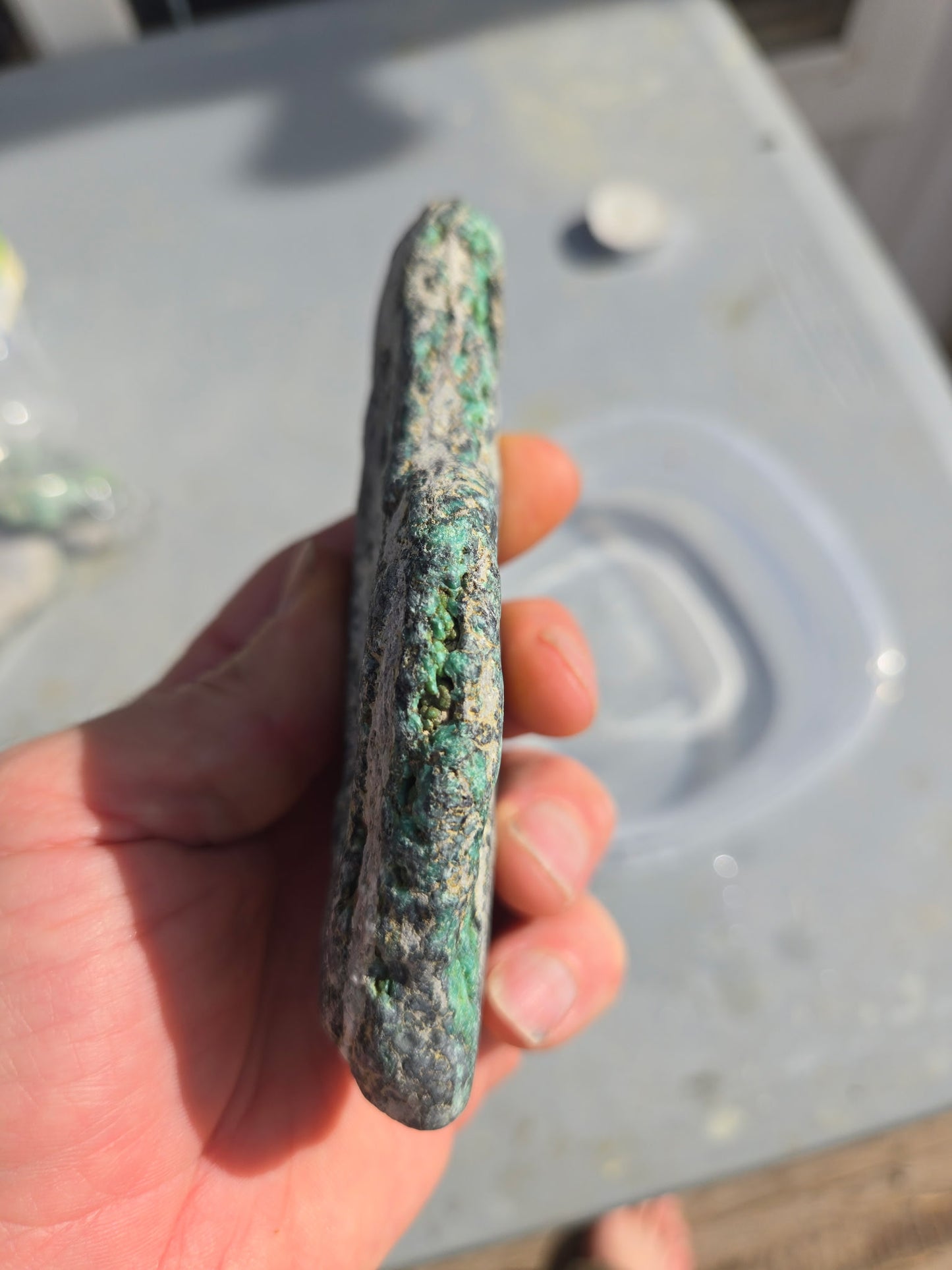 Blue Boy Variscite/Turquoise rough for cabbing - Natural Nevada Variscite - 206 gram lot