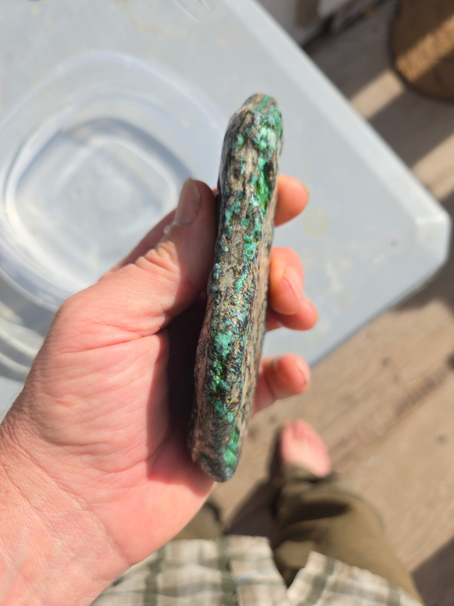 Blue Boy Variscite/Turquoise rough for cabbing - Natural Nevada Variscite - 206 gram lot