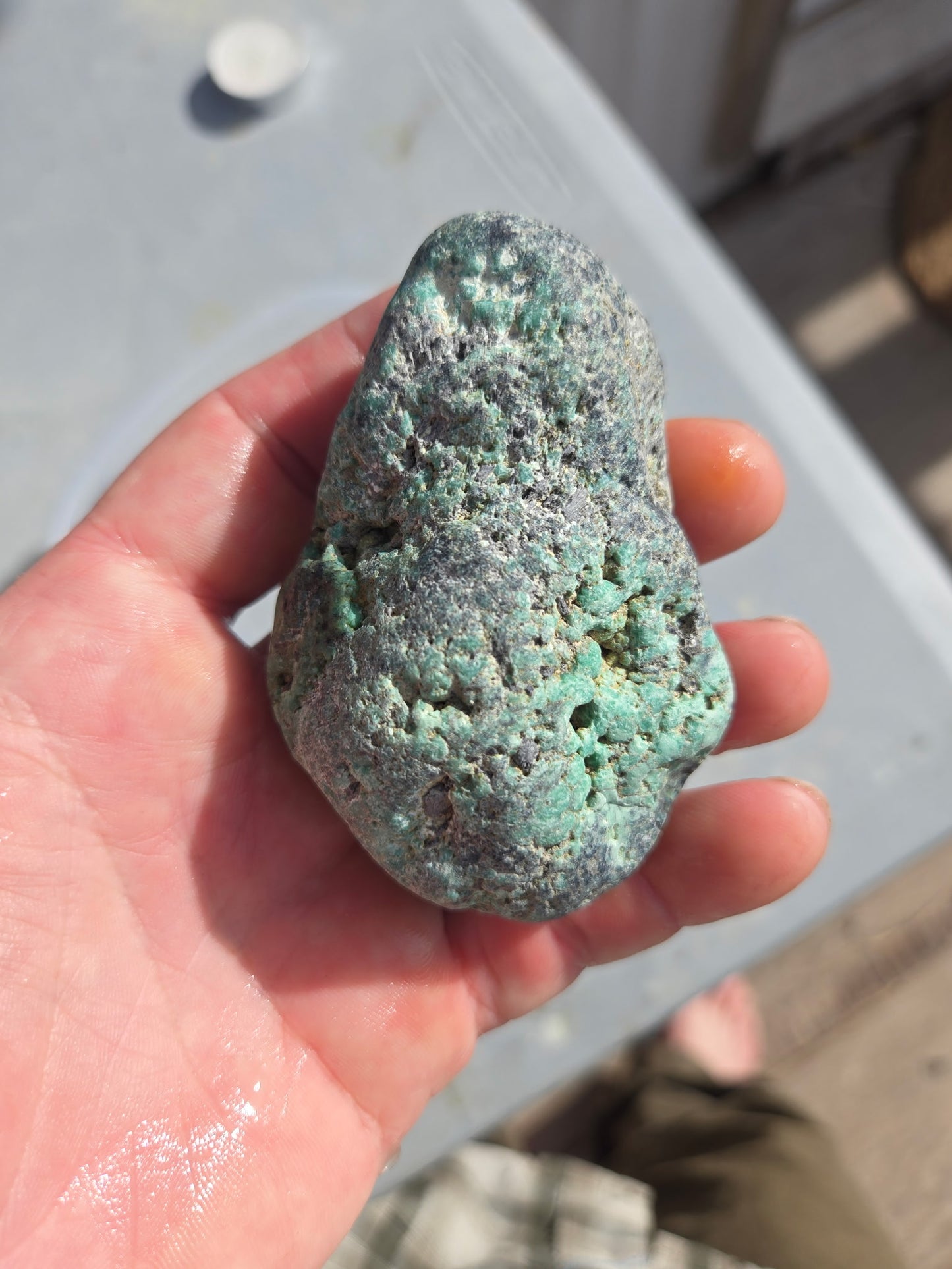 Blue Boy Variscite/Turquoise rough for cabbing - Natural Nevada Variscite - 133 gram lot