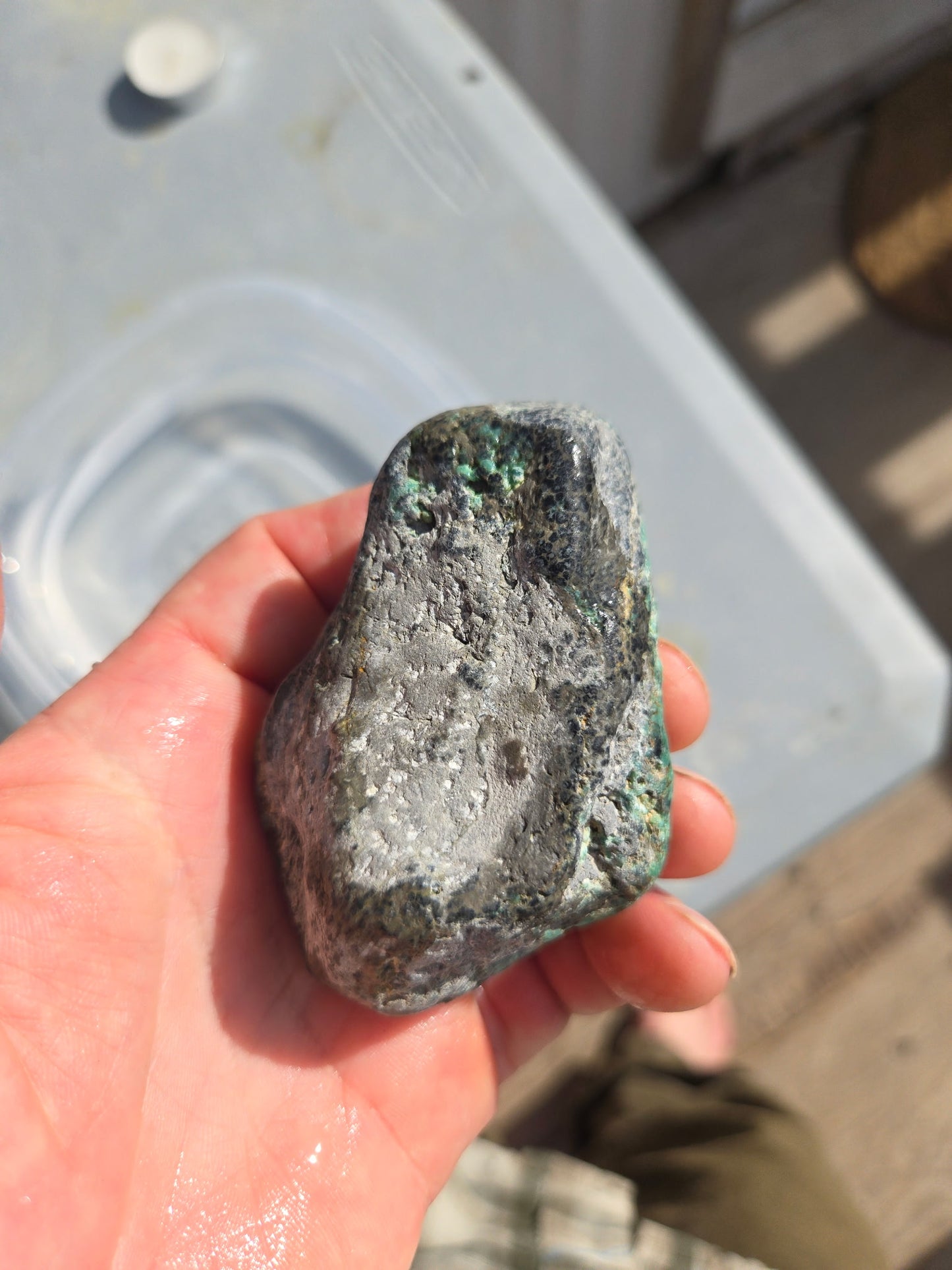 Blue Boy Variscite/Turquoise rough for cabbing - Natural Nevada Variscite - 133 gram lot