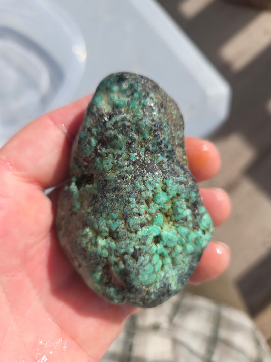 Blue Boy Variscite/Turquoise rough for cabbing - Natural Nevada Variscite - 133 gram lot