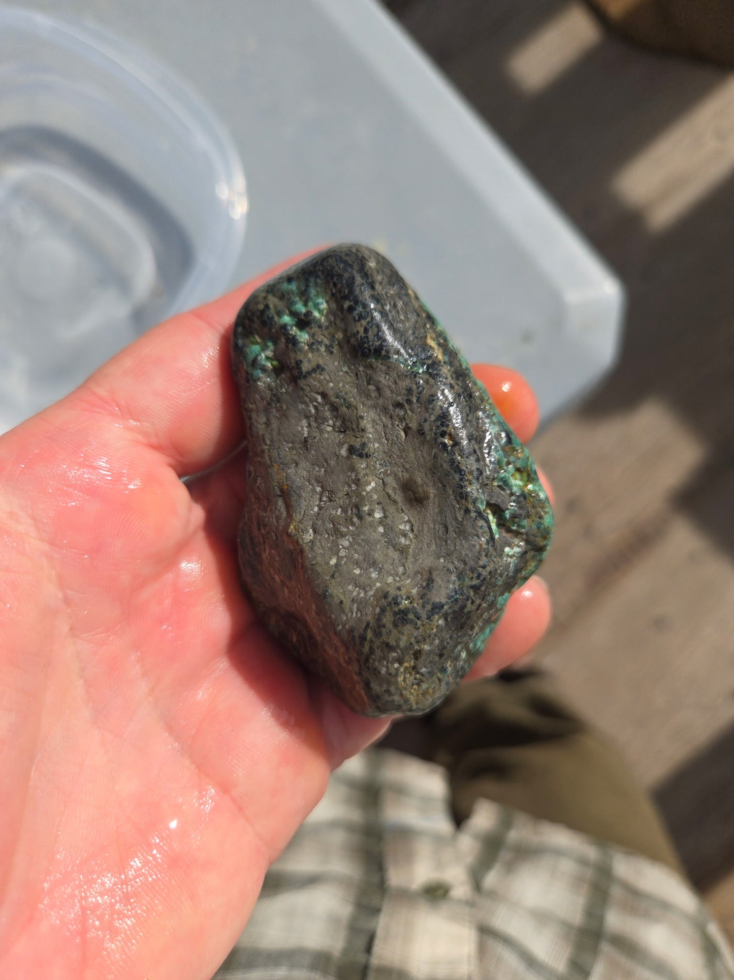 Blue Boy Variscite/Turquoise rough for cabbing - Natural Nevada Variscite - 133 gram lot