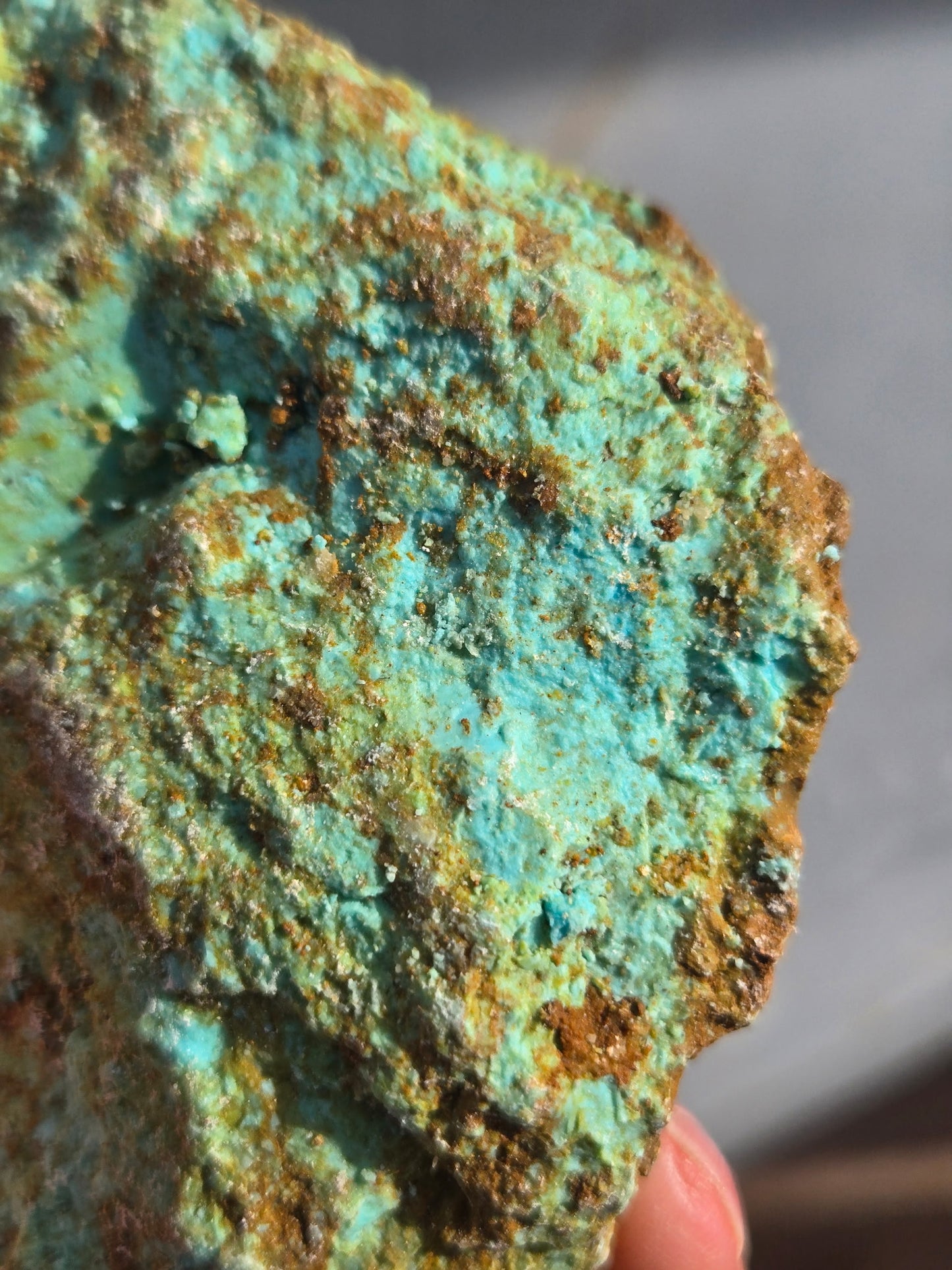 Patagonia Turquoise rough for cabbing - 258 grams